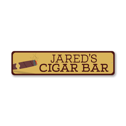 Custom Cigar Bar Metal Sign