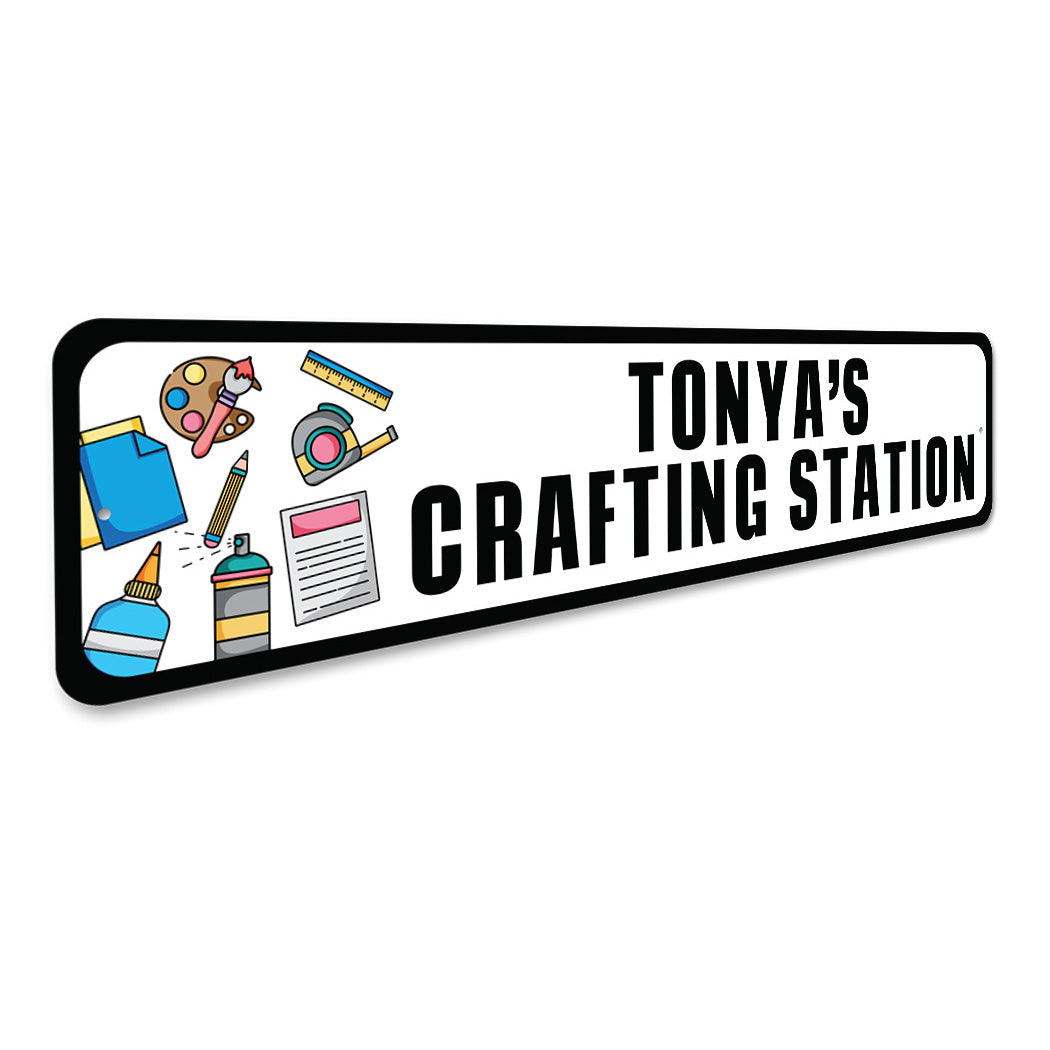 Crafting Station Sign Sign
