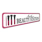 Beauty Station Sign Sign