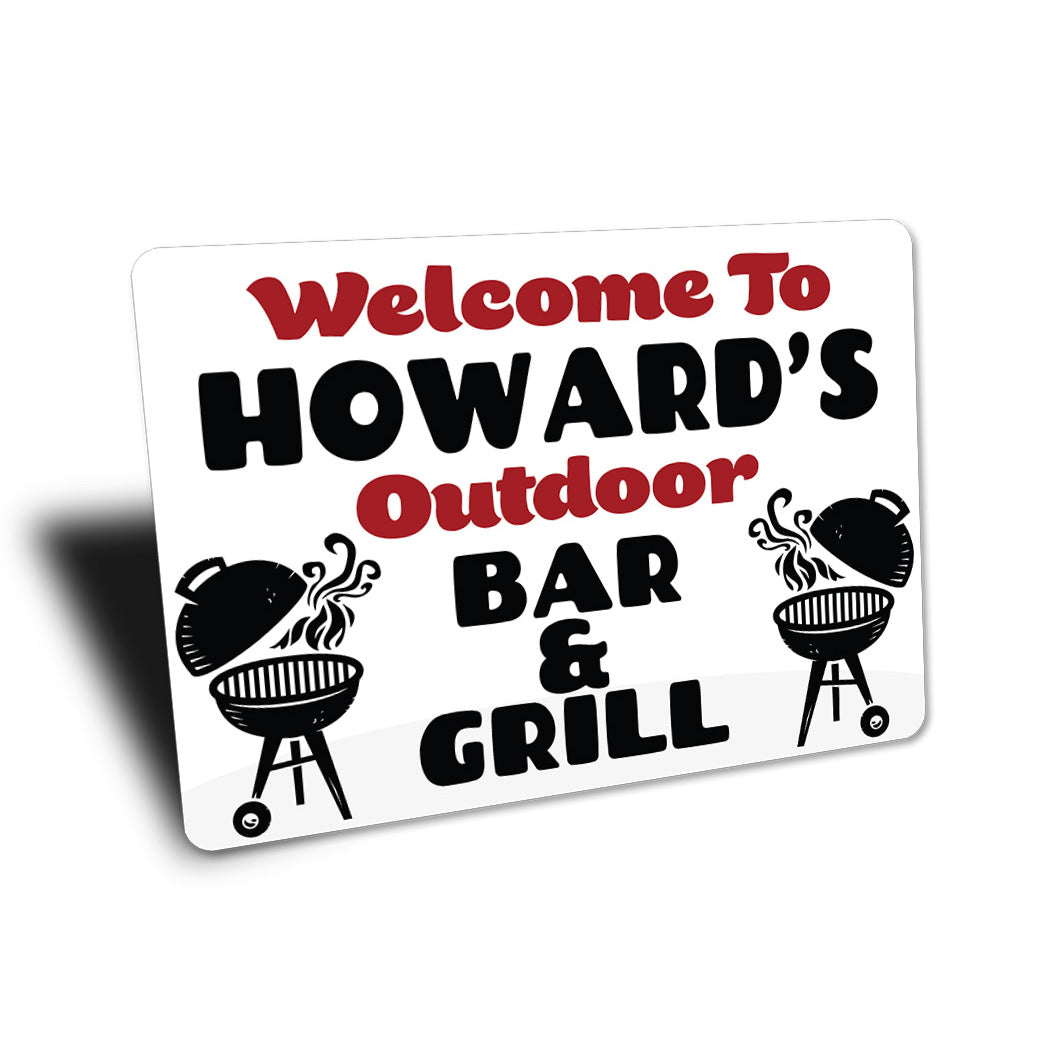 Backyard Bar & Grill Sign