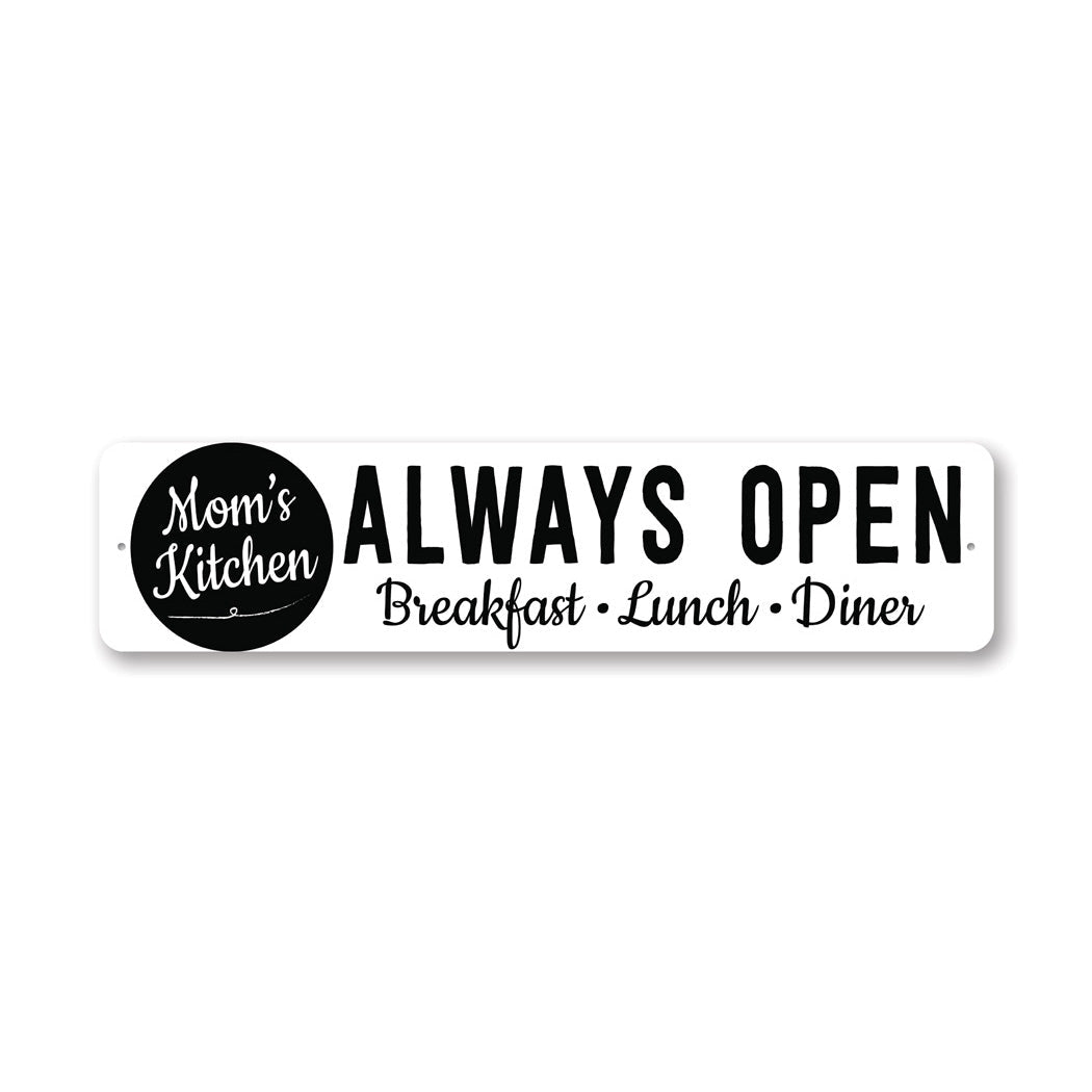 Moms Kitchen Metal Sign