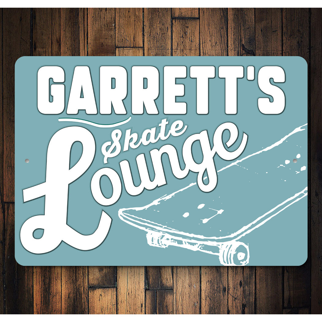 Custom Skate Lounge Sign