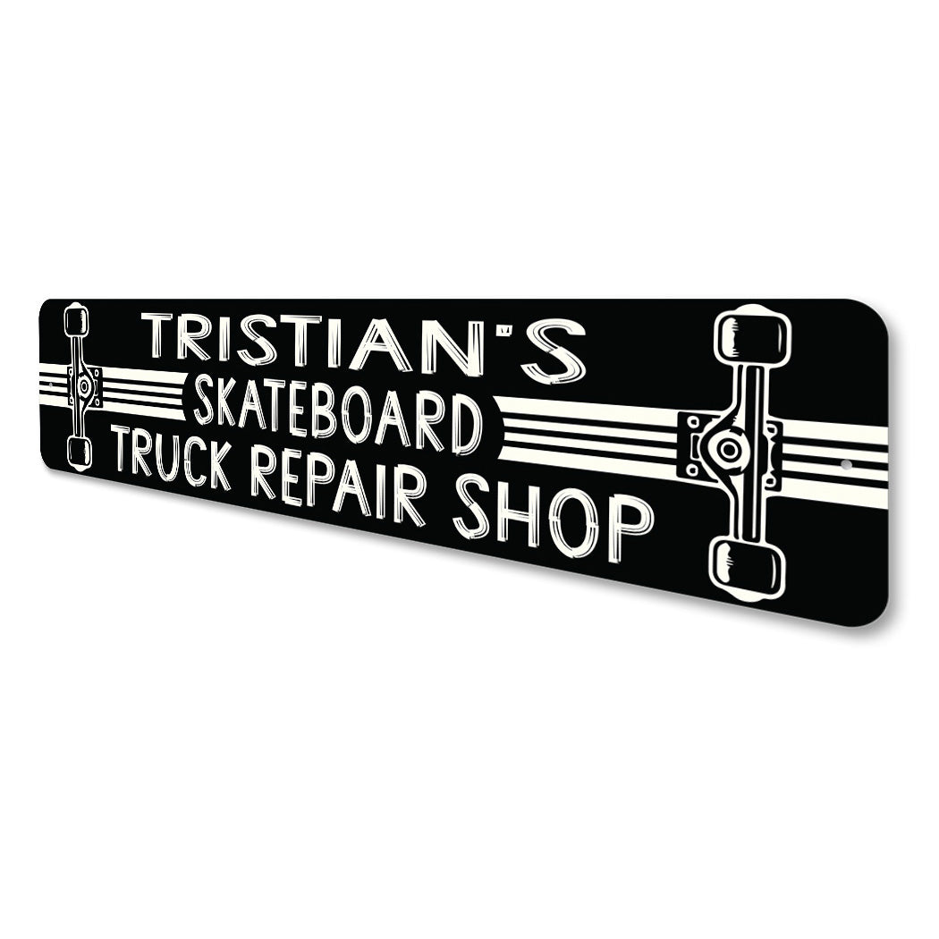 Skateboard Repair Shop Sign