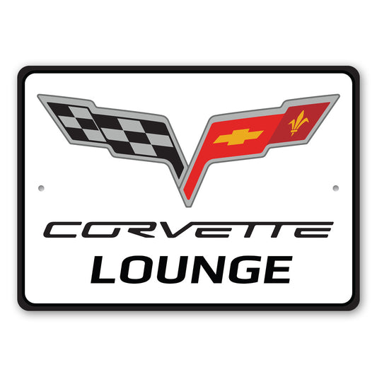 Corvette Lounge Clean Sign