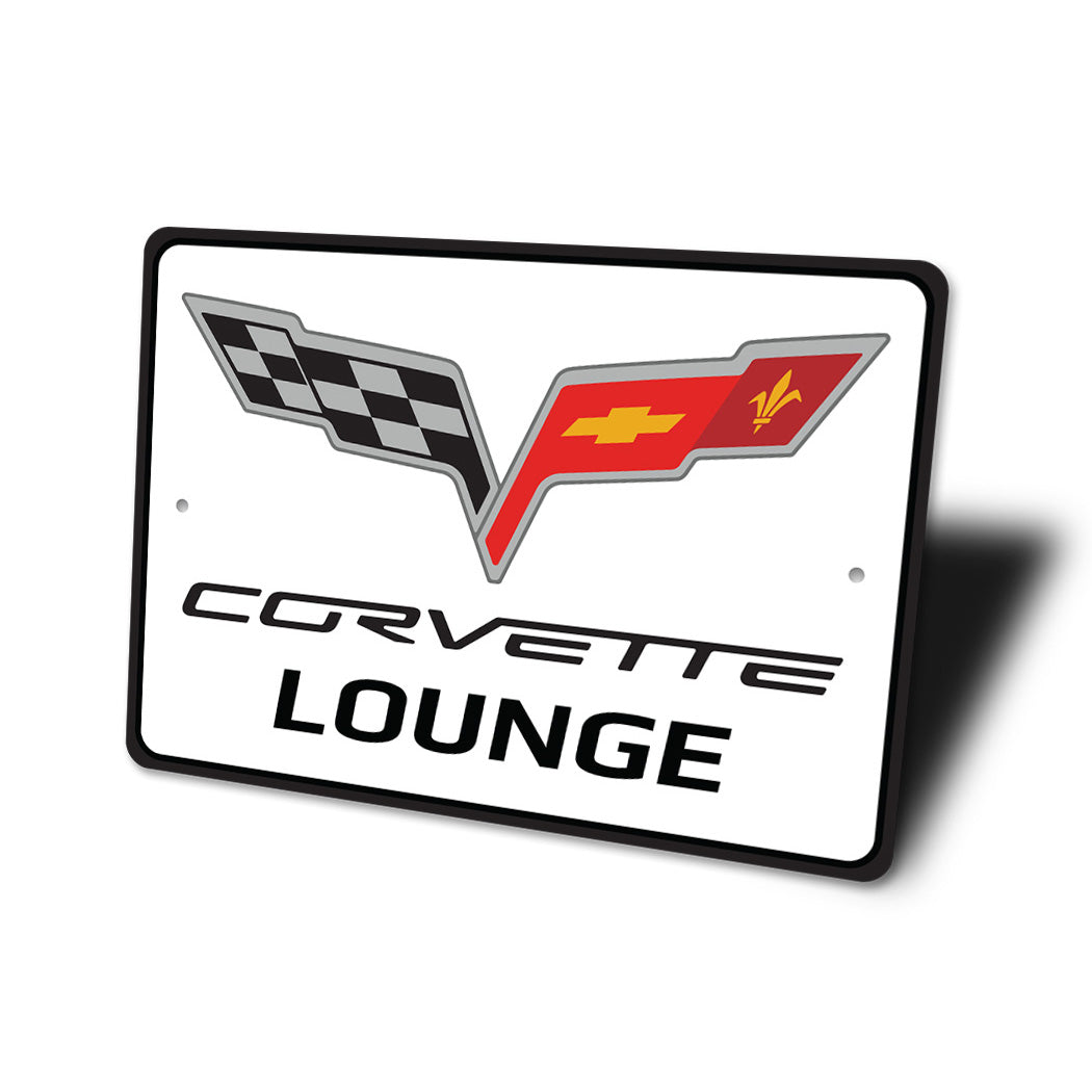 Corvette Lounge Clean Sign