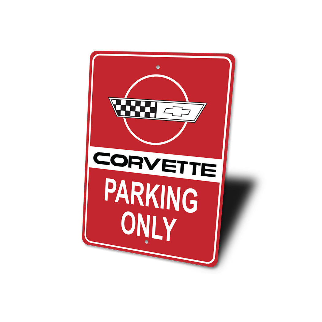 Corvette Parking Only Sign