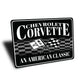 Chevrolet Corvette American Classic Sign