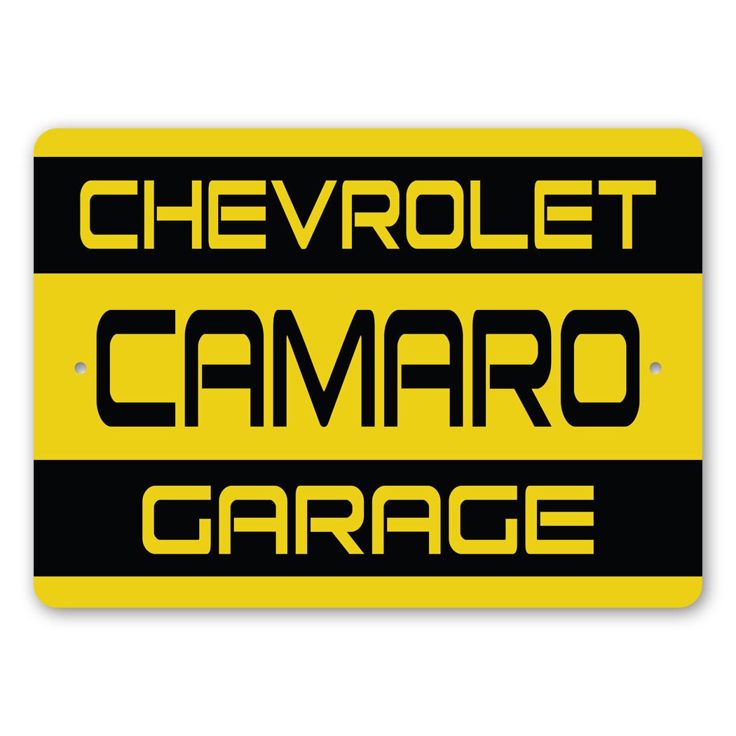 Chevrolet Camaro Garage Sign