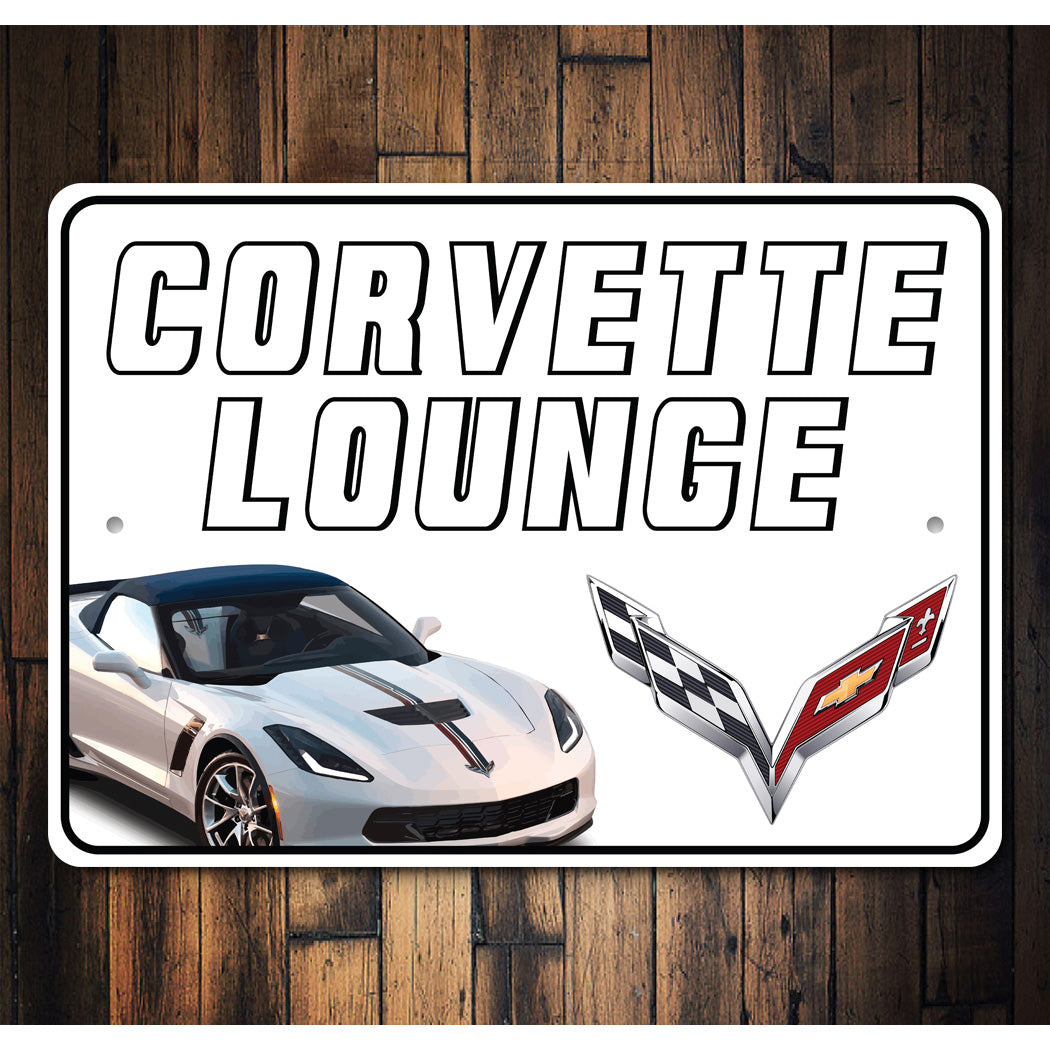 Corvette Lounge Sign