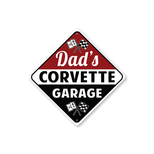 Custom Corvette Garage Sign