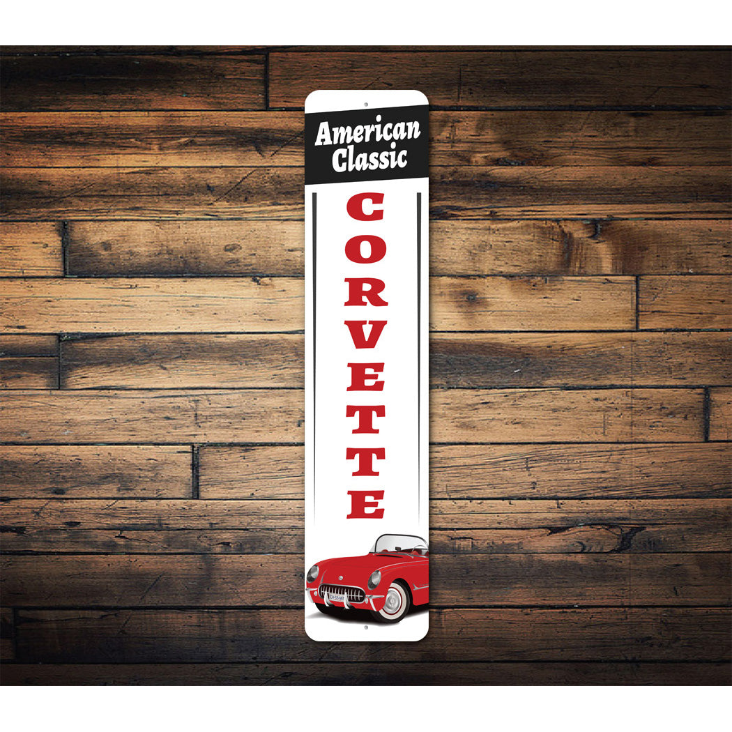 American Classic Corvette Sign