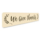 Give Thanks Sign