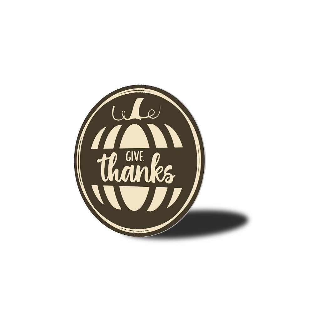 Give Thanks Circle Sign