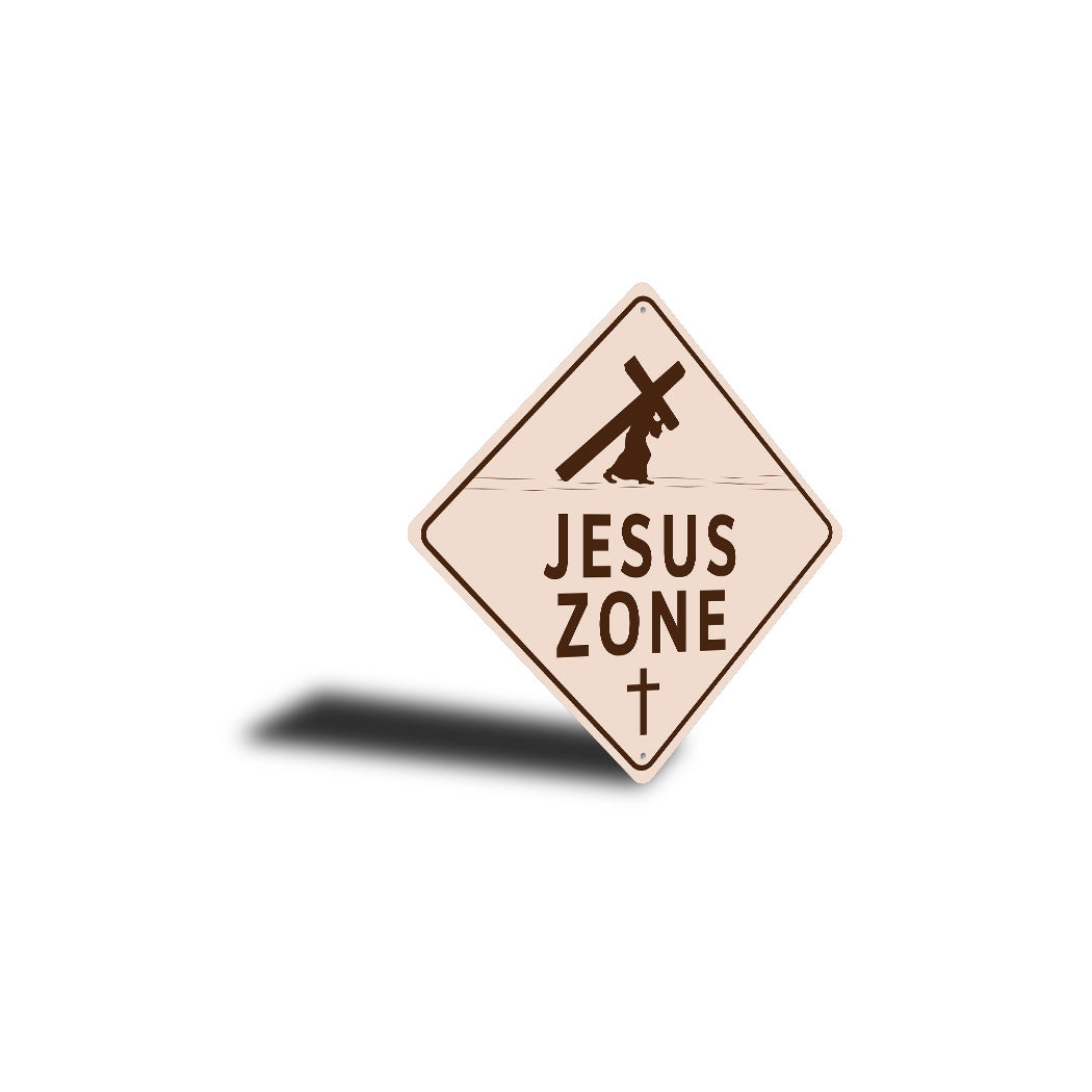 Jesus Zone Diamond Sign