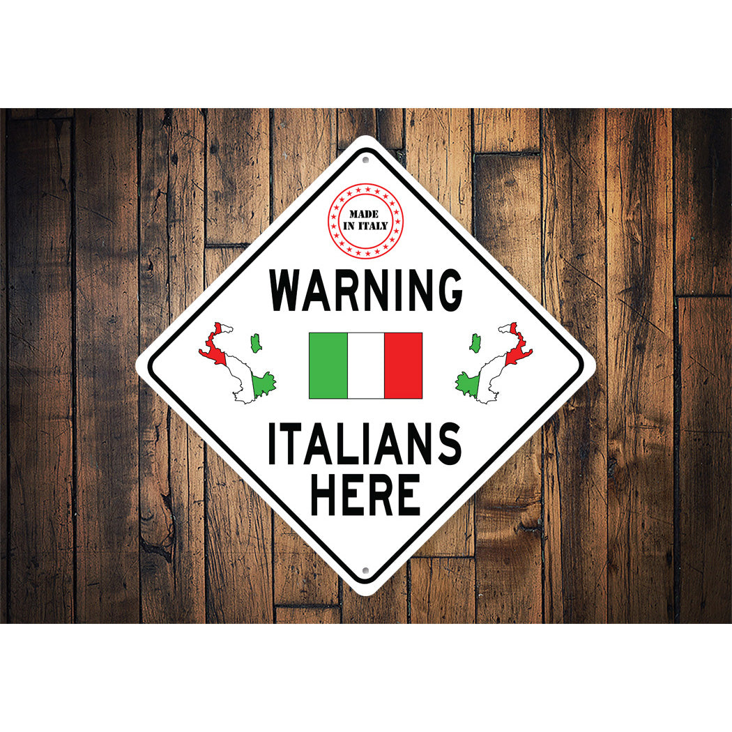 Funny Italian Diamond Sign