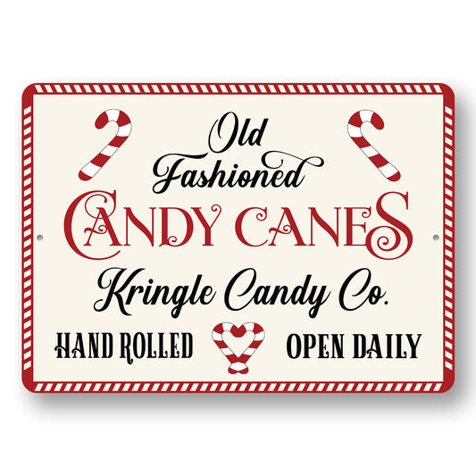 Old Fashion Candy Cane Sign