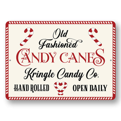 Old Fashion Candy Cane Sign