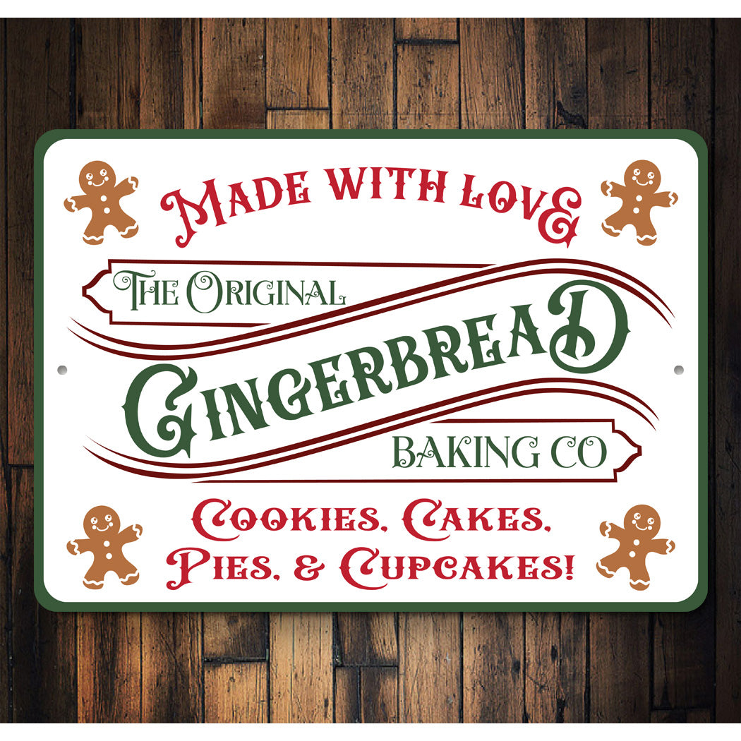 Gingerbread Made With Love Sign