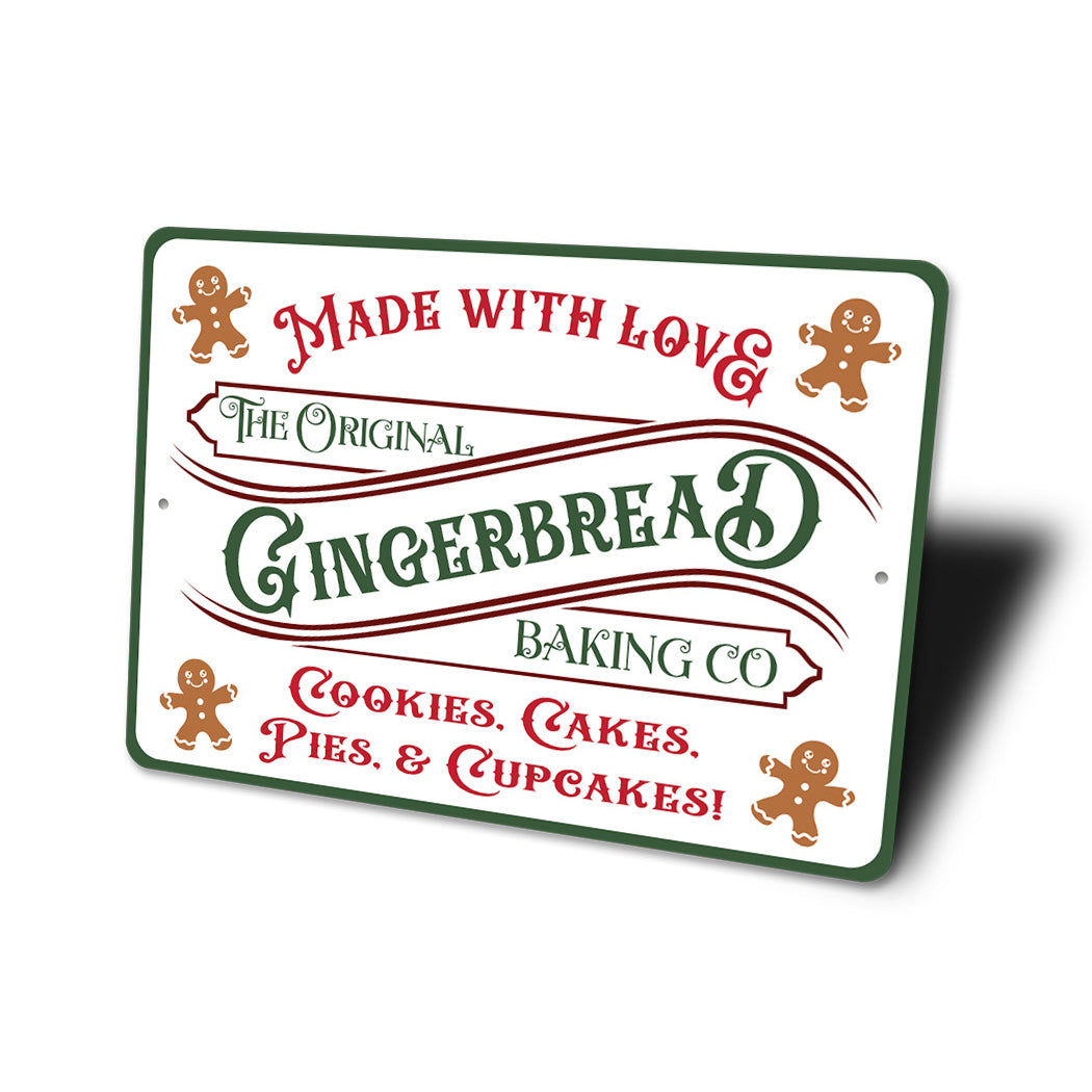 Gingerbread Made With Love Sign