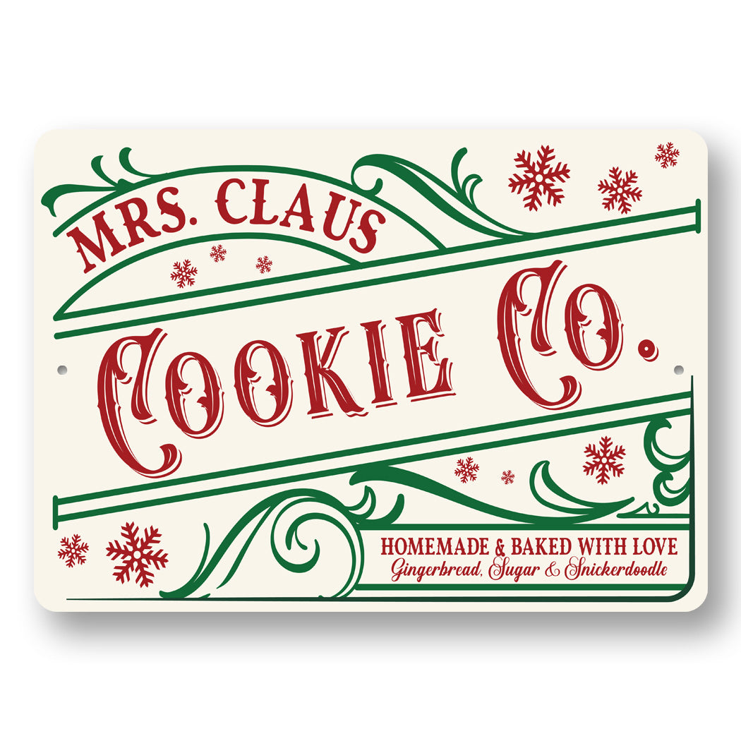 Mrs Claus Cookie Co Sign