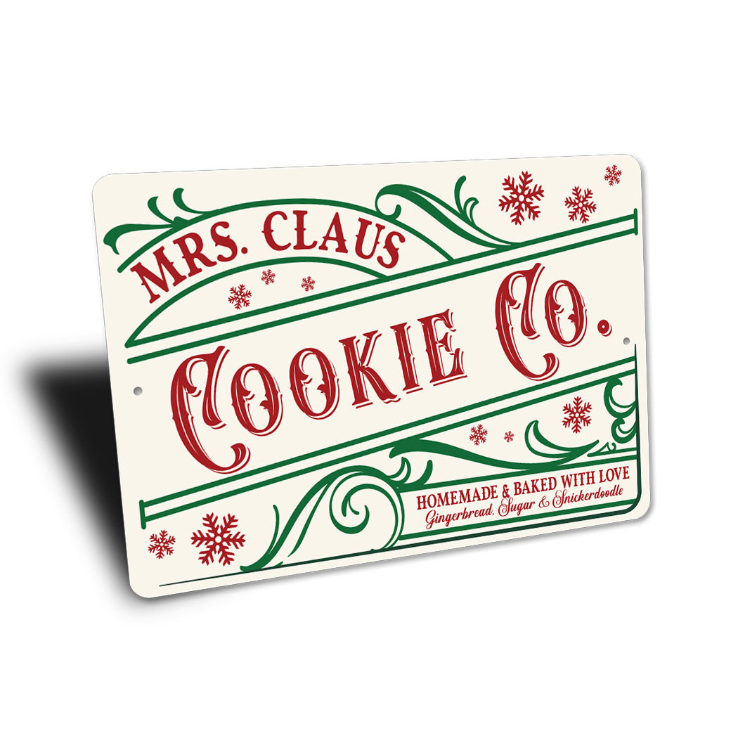 Mrs Claus Cookie Co Sign
