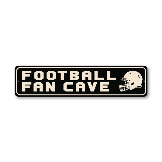 Football Fan Cave Sign