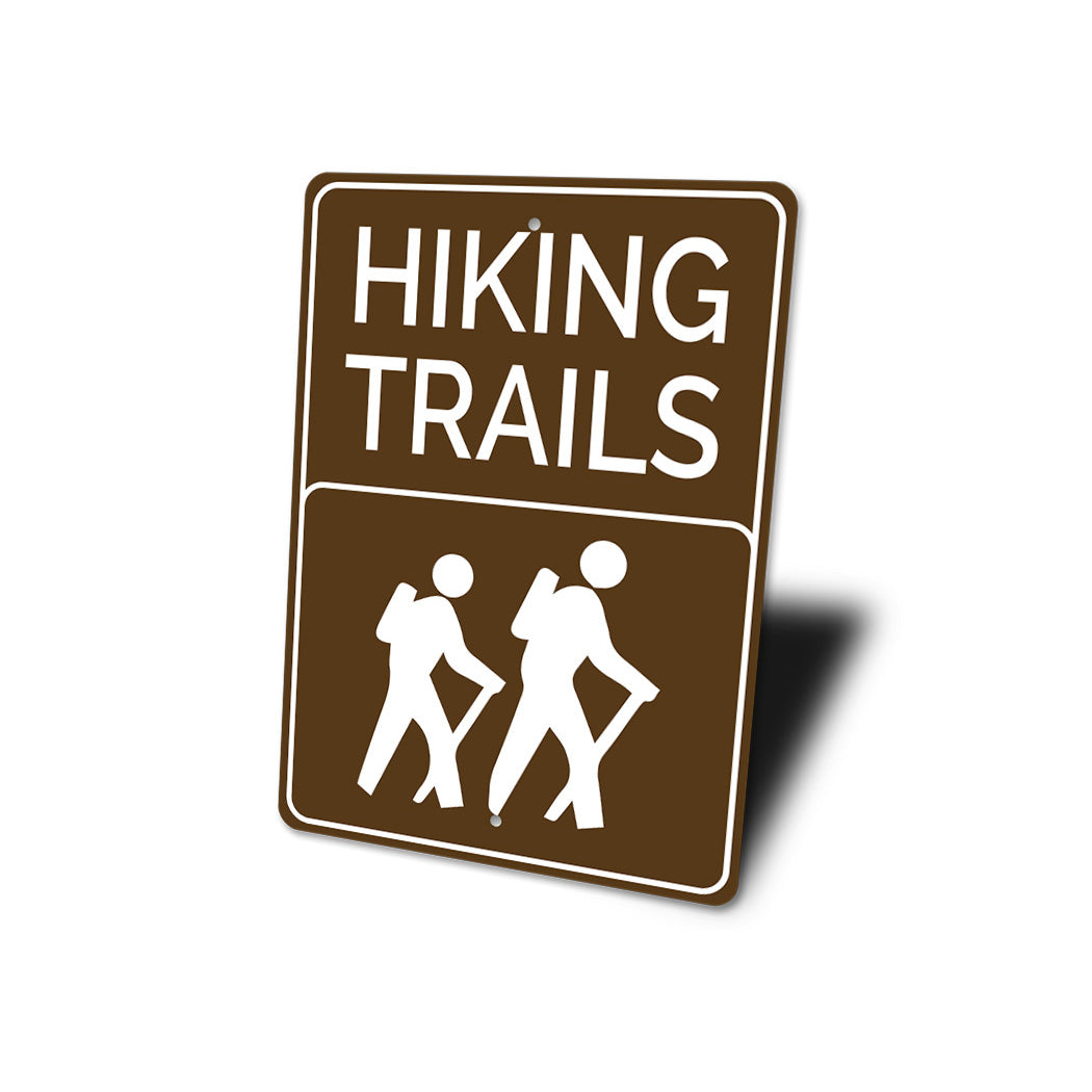 Hiker Trail Area Sign