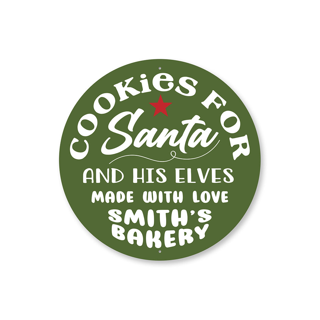 Cookies for Santa Sign