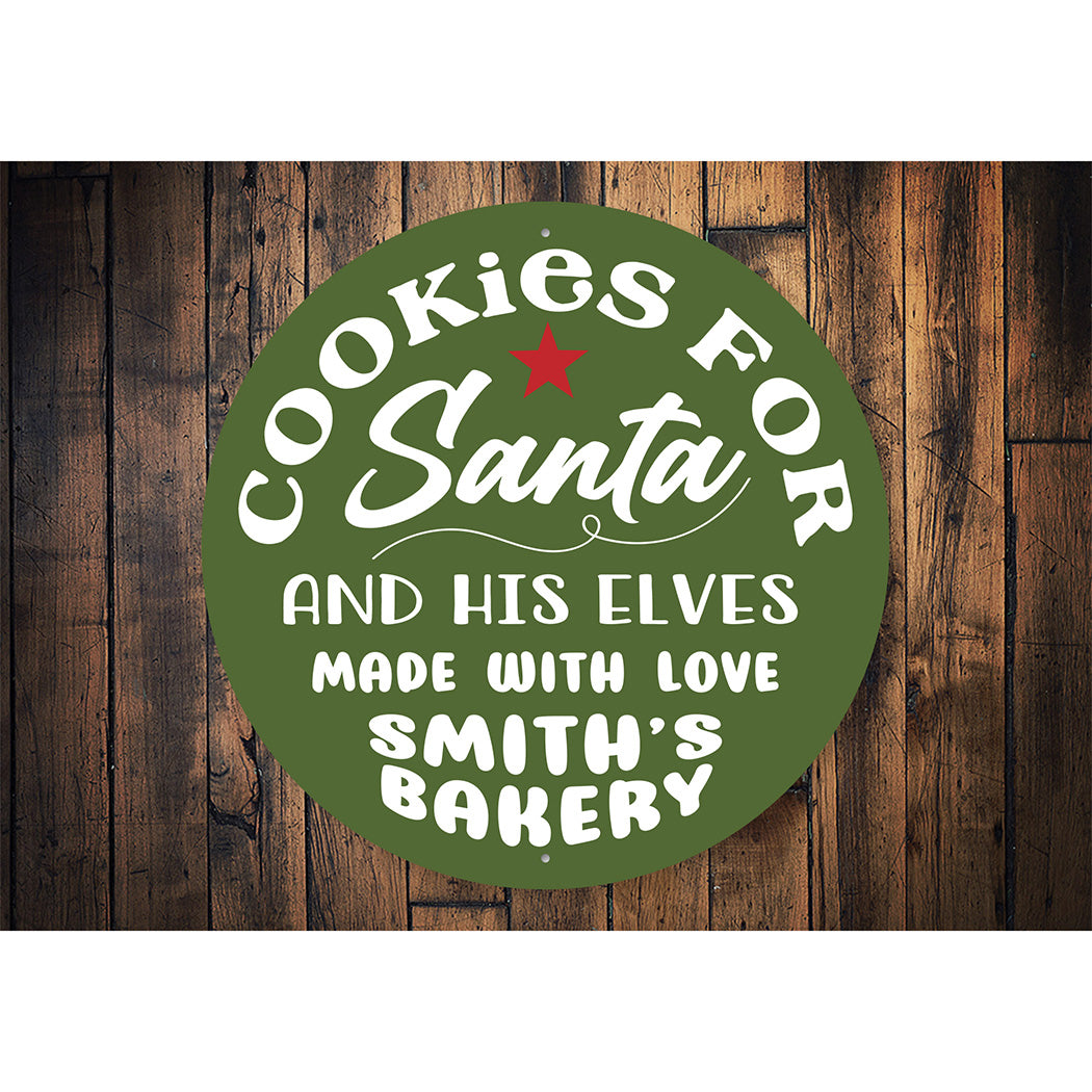 Cookies for Santa Sign