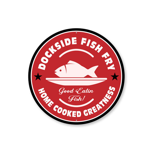 Custom Fish Fry Name Sign