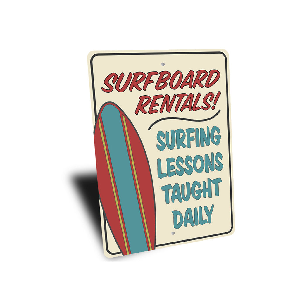 Surfboard Rentals Sign