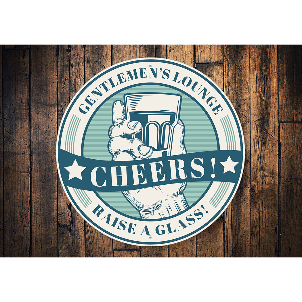 Cheers Gentlemen Sign