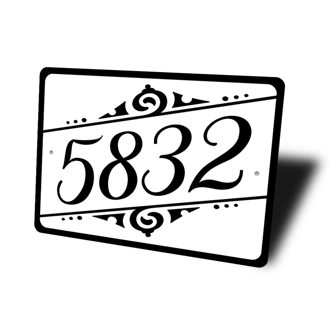 Porch House Number Sign