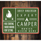 Expert Camping Advice Sign