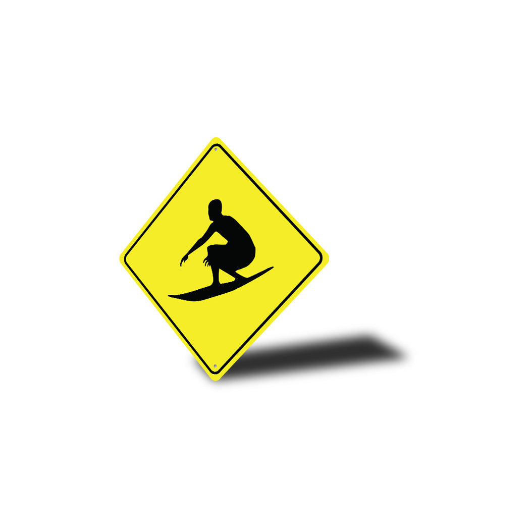 Surf Crossing Sign