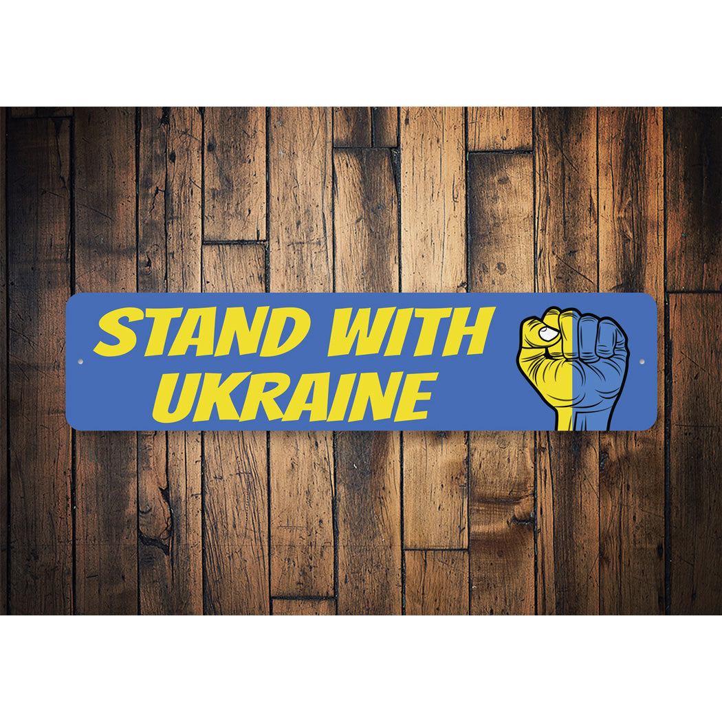 Stand With Ukraine Sign