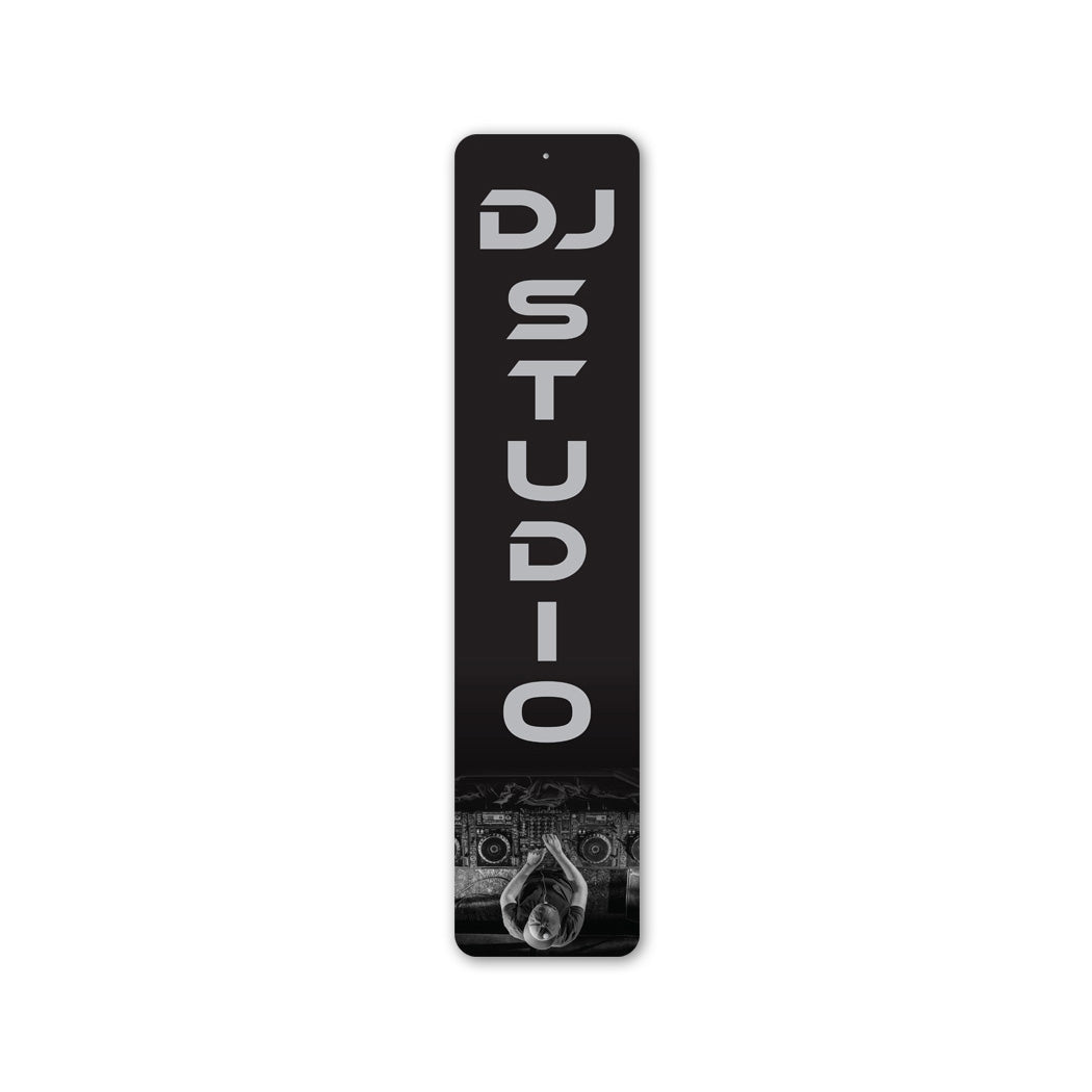 DJ Studio Metal Sign