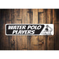 Water Polo Players Sign