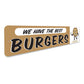 Retro Burger Grill Sign