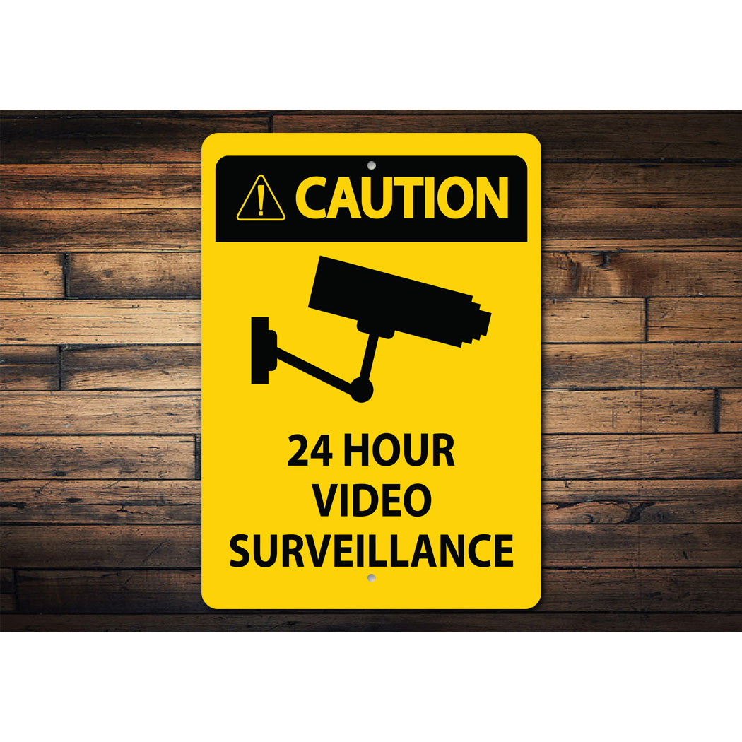 24 hr Camera Warning Sign