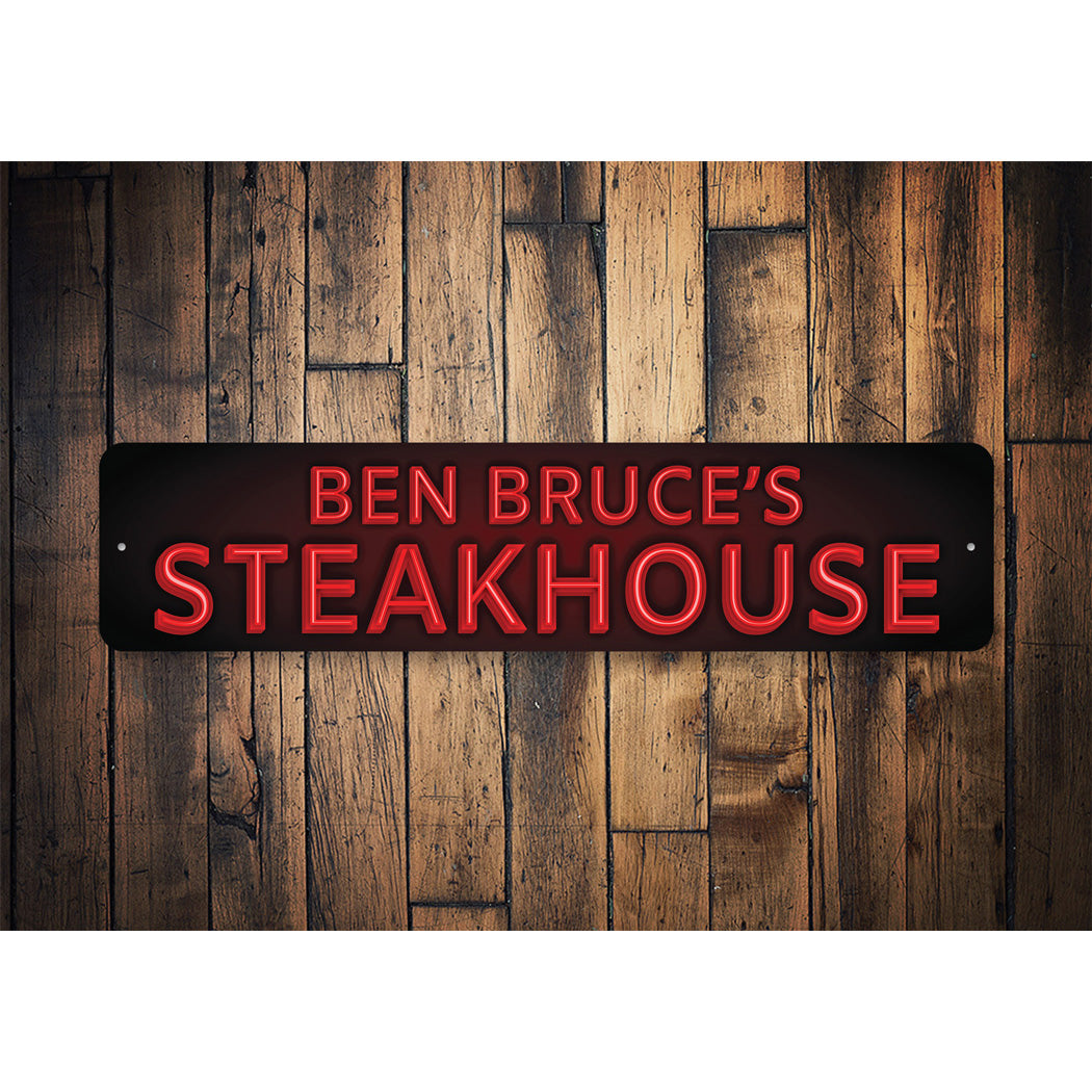 Custom Steakhouse Sign