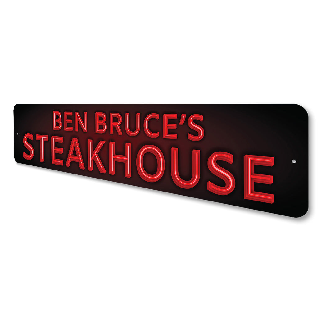 Custom Steakhouse Sign