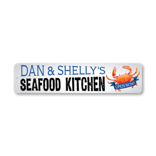 Custom Seafood House Metal Sign