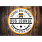 School Bus Lounge Sign