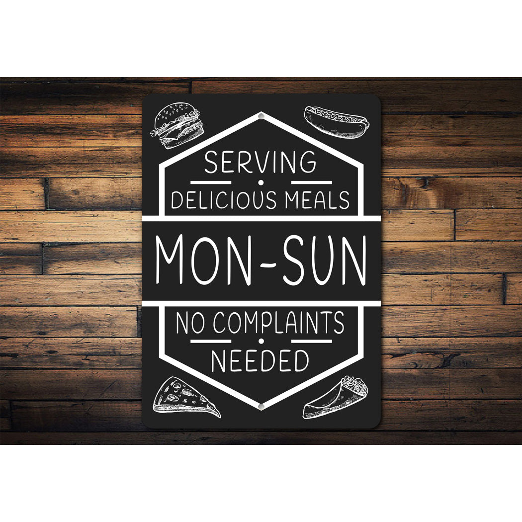 Mon Sun Service Sign