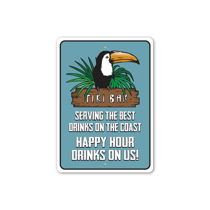 Coastal Tiki Bar Sign