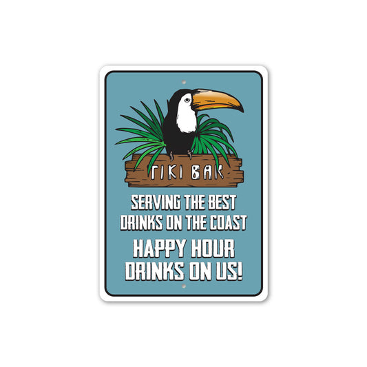 Coastal Tiki Bar Sign