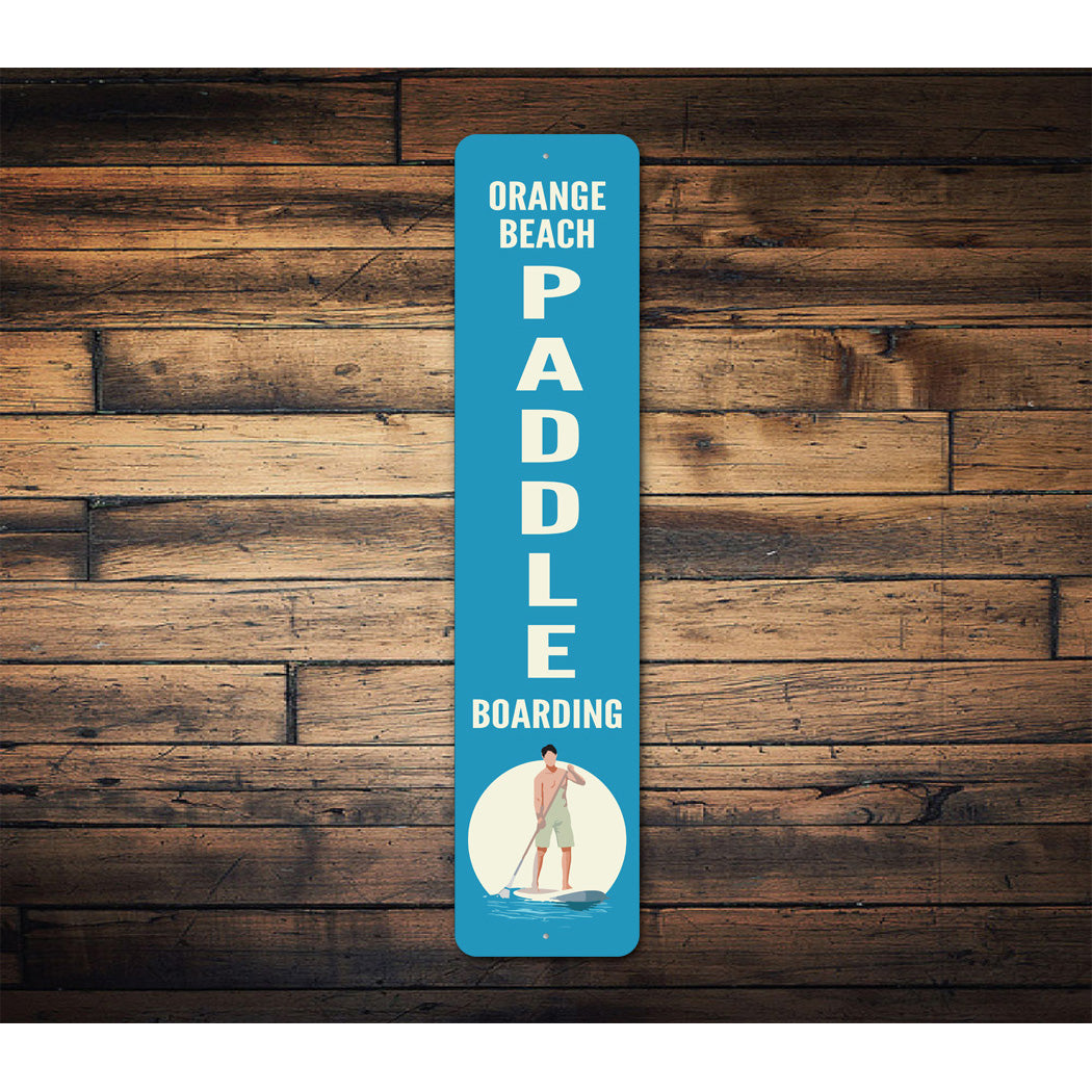 Custom Paddle Board Location Sign