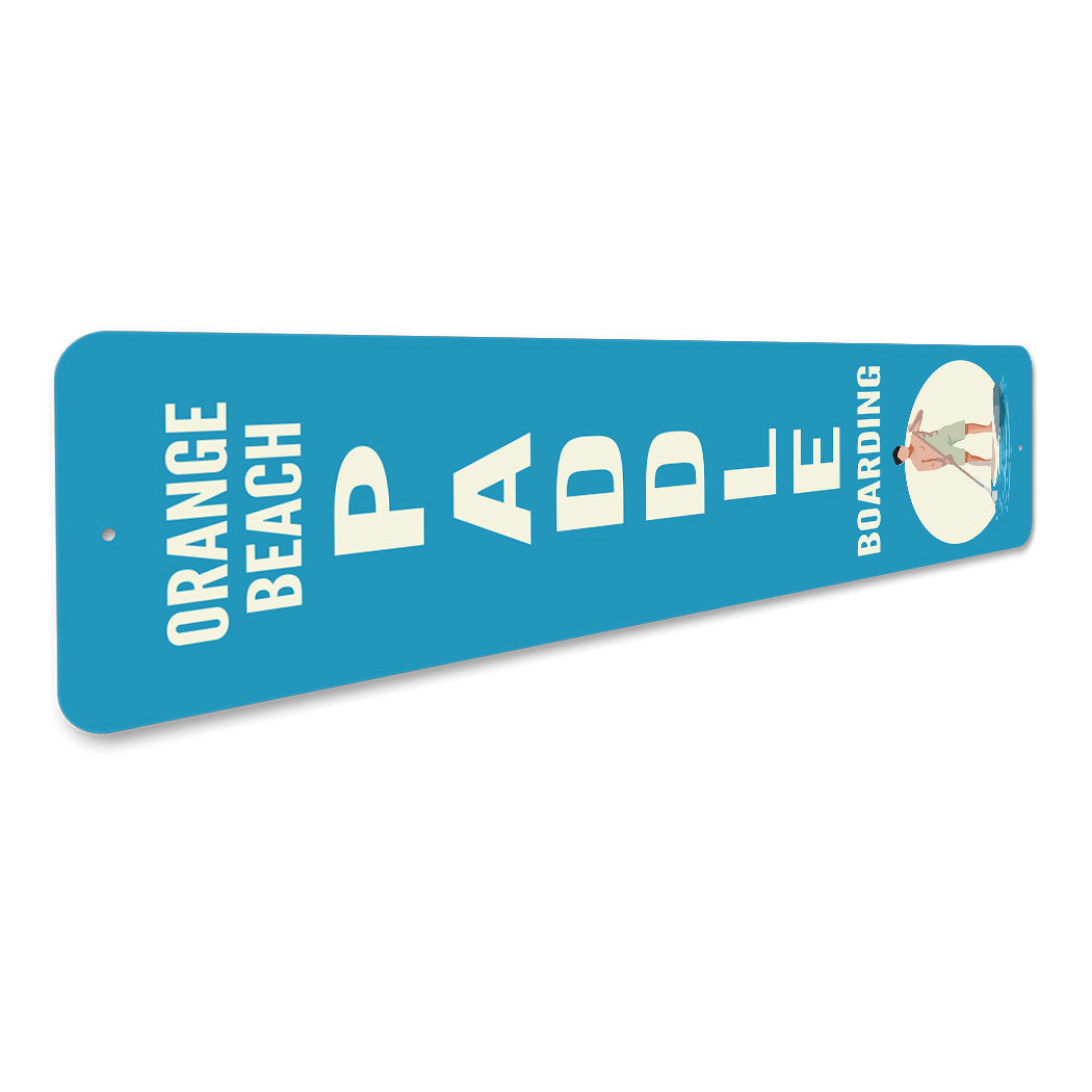 Custom Paddle Board Location Sign