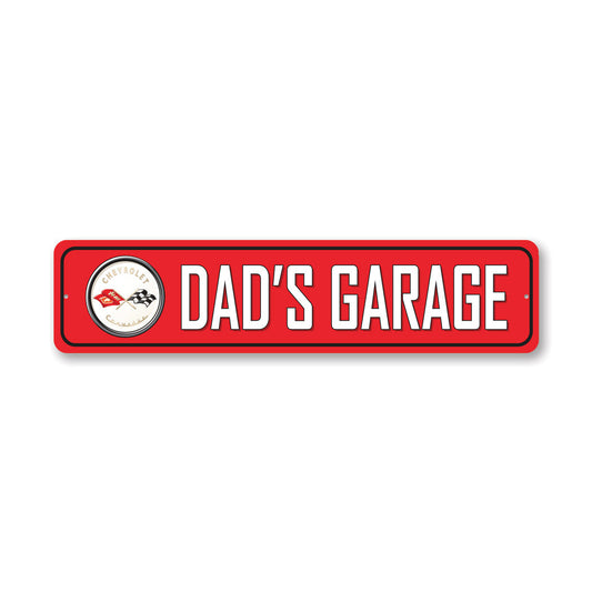 C1 Dads Garage Metal Sign